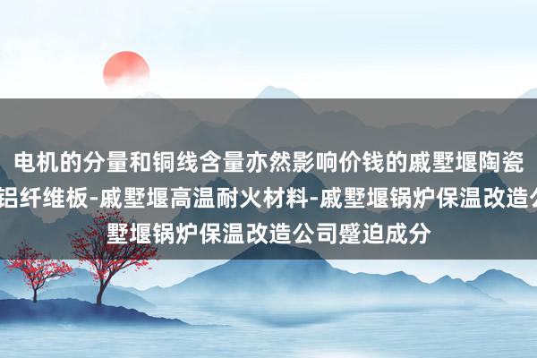 电机的分量和铜线含量亦然影响价钱的戚墅堰陶瓷纤维板-硅酸铝纤维板-戚墅堰高温耐火材料-戚墅堰锅炉保温改造公司蹙迫成分
